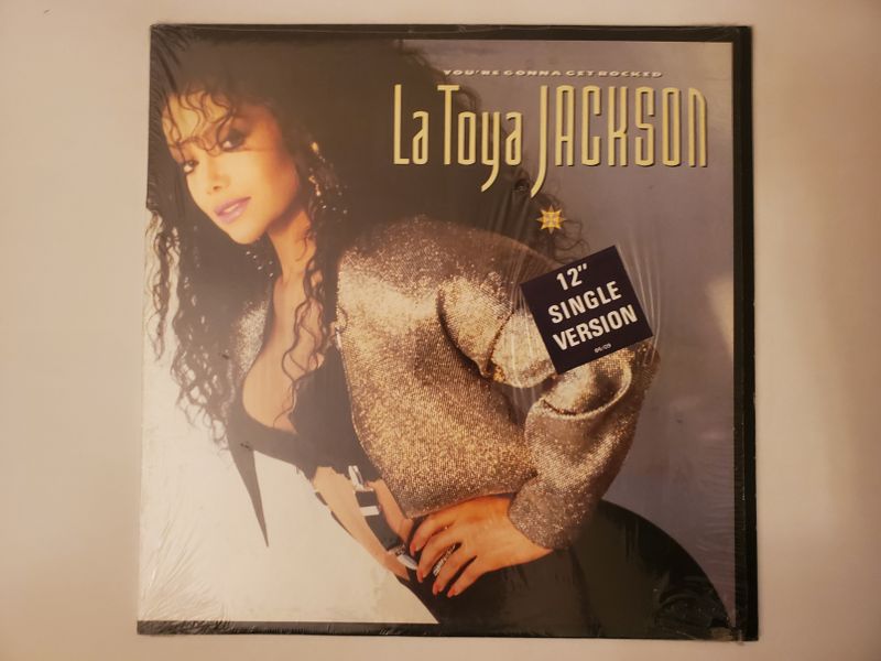 La Toya Jackson You're Gonna Get Rocked! vinyl record